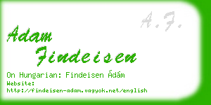adam findeisen business card